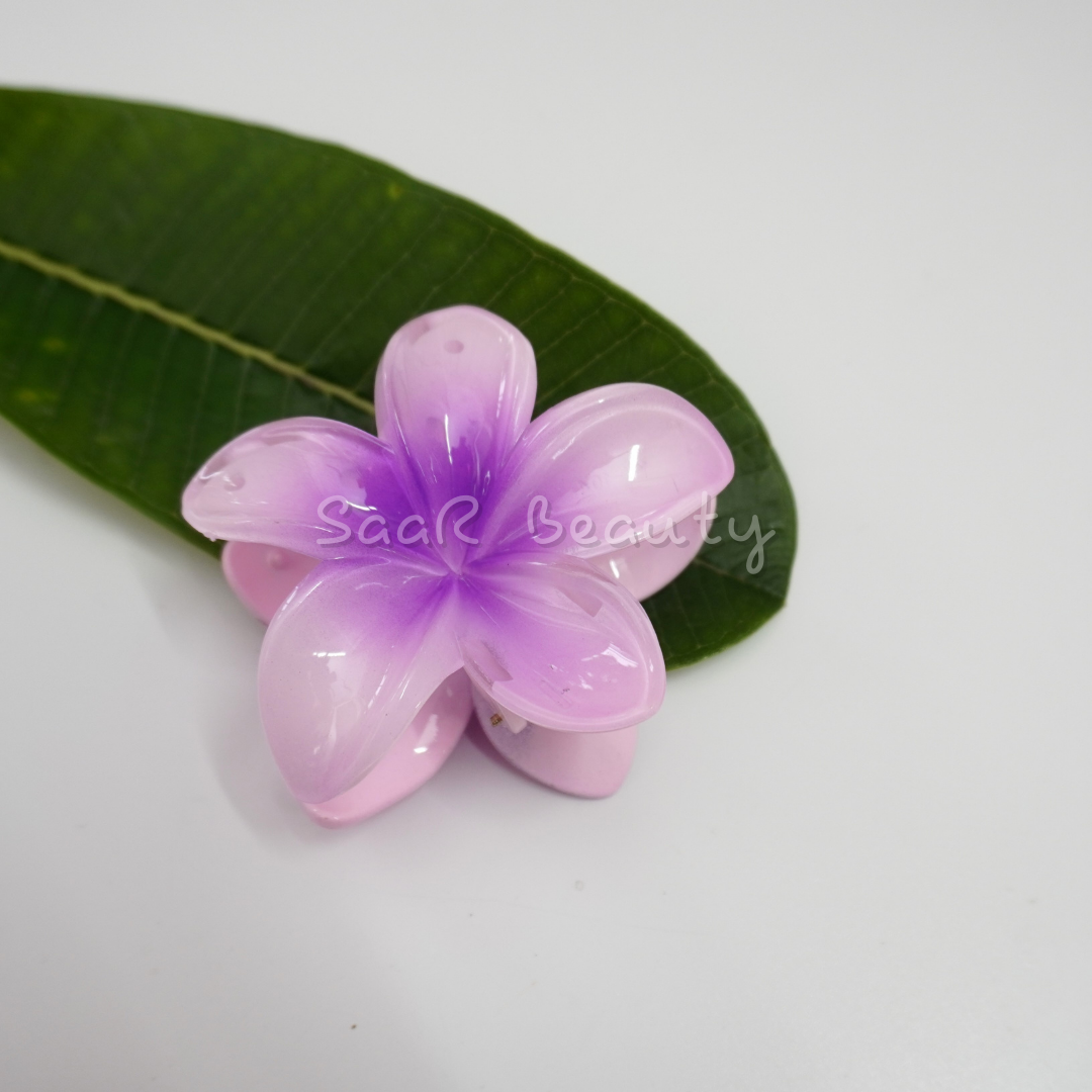 Vibrant Large Viral Flower Claw Hair Clip β Stylish & Durable Colorful Hair Accessory by SaaR Beauty