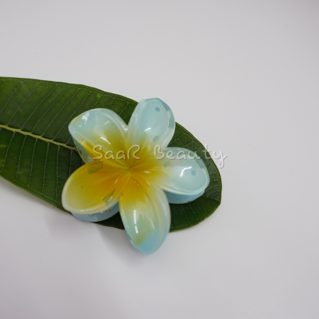 Vibrant Large Viral Flower Claw Hair Clip β Stylish & Durable Colorful Hair Accessory by SaaR Beauty