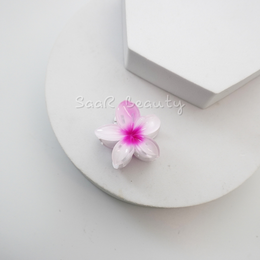 Small Viral Flower Claw Hair Clip – Stylish & Durable Vibrant Hair Accessory by SaaR Beauty