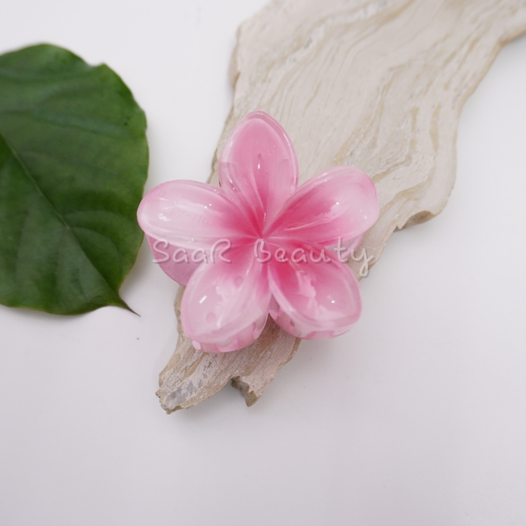 Medium Viral Flower Claw Hair Clip – Vibrant & Durable Hair Accessory for All Hair Types by SaaR Beauty