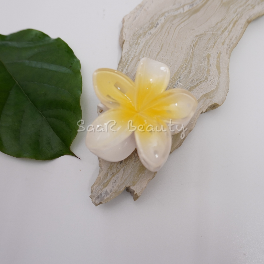 Medium Viral Flower Claw Hair Clip – Vibrant & Durable Hair Accessory for All Hair Types by SaaR Beauty