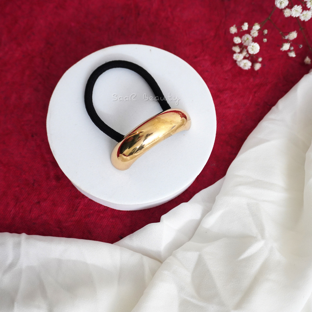 Luxurious anti-tarnish hair ties for secure and fashionable hair styling
