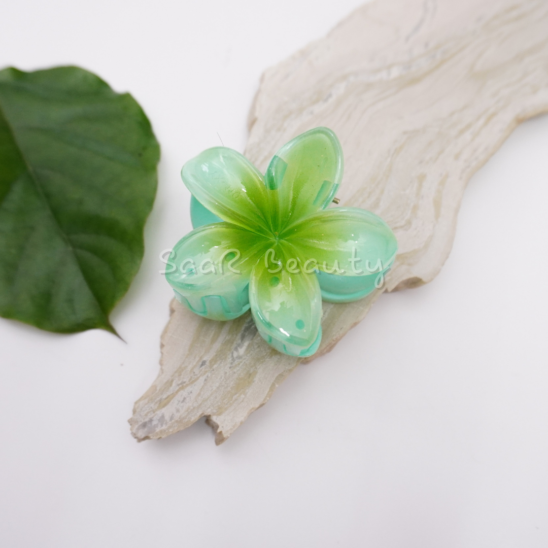 Medium Viral Flower Claw Hair Clip – Vibrant & Durable Hair Accessory for All Hair Types by SaaR Beauty