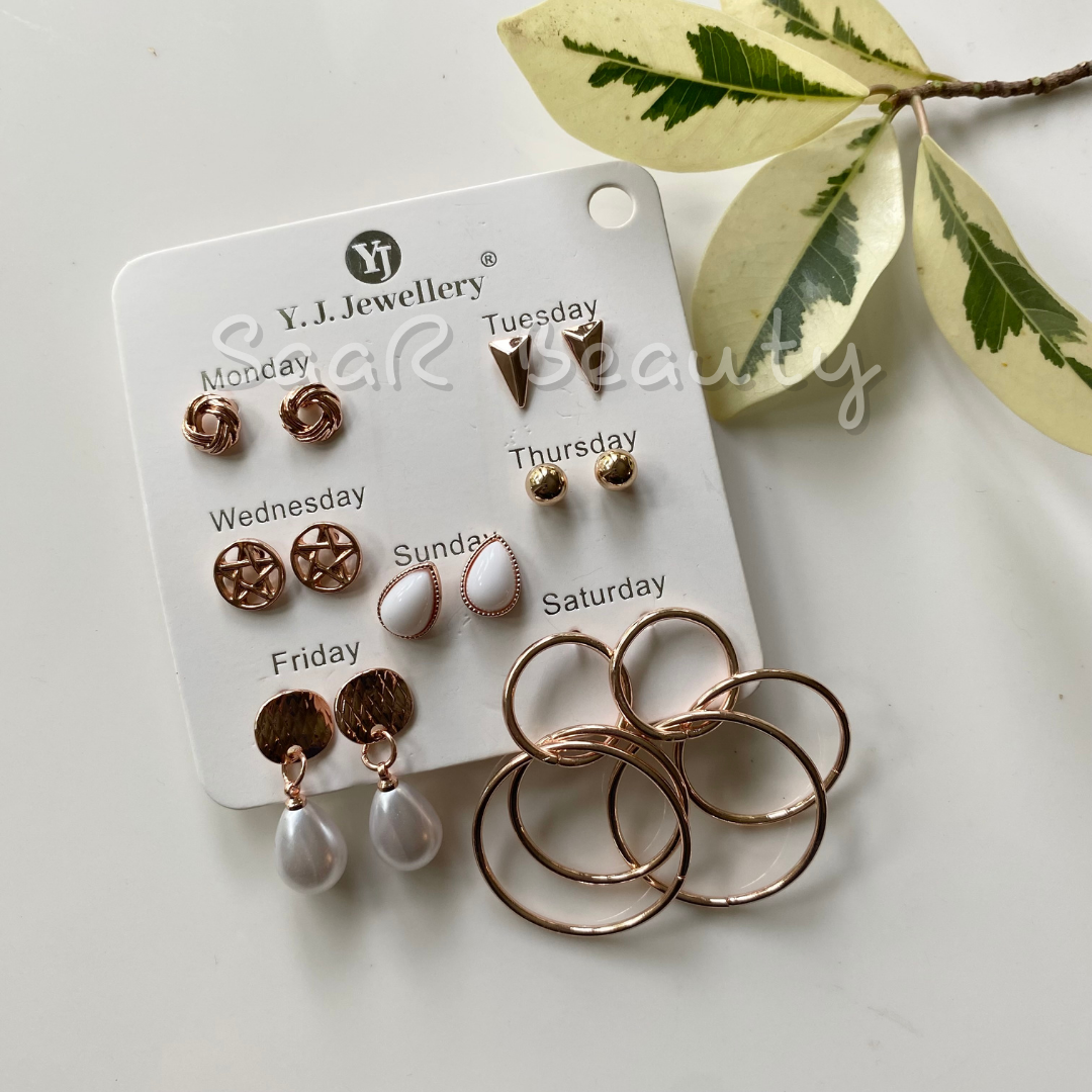 7 DAYS ALIENS SPACESHIP EARRINGS SAAR BEAUTY