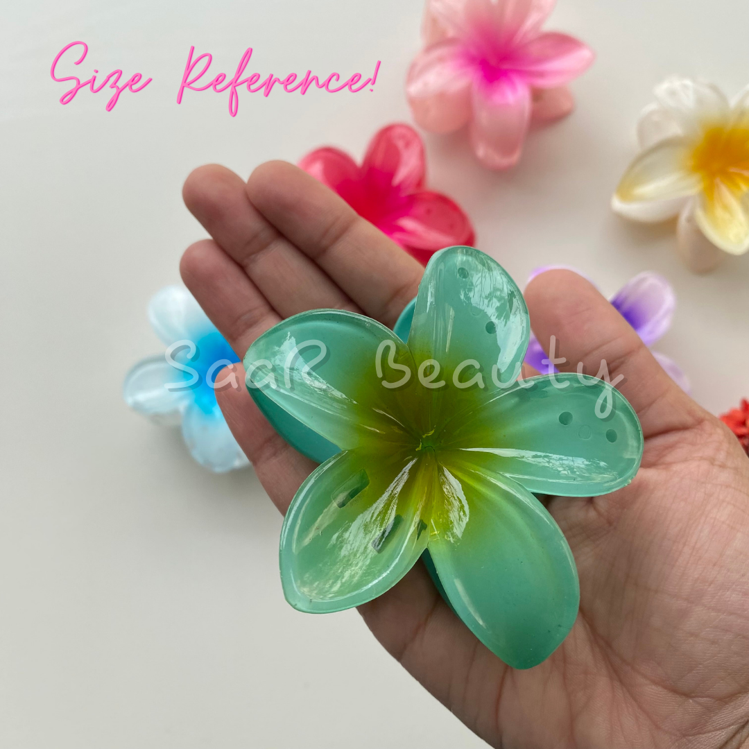 Enhance your look with SaaR Beauty's vibrant flower claw hair clips. Durable, colorful, and perfect for all hair types. Stylish, secure, and ideal for any occasion!