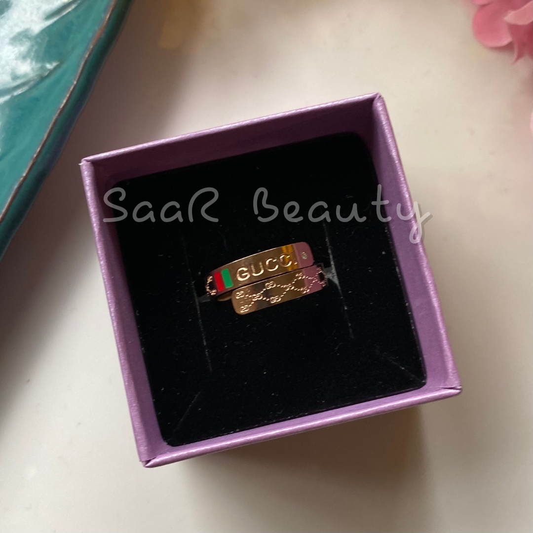 ANTI TARNISH GUCCI RING SAAR BEAUTY