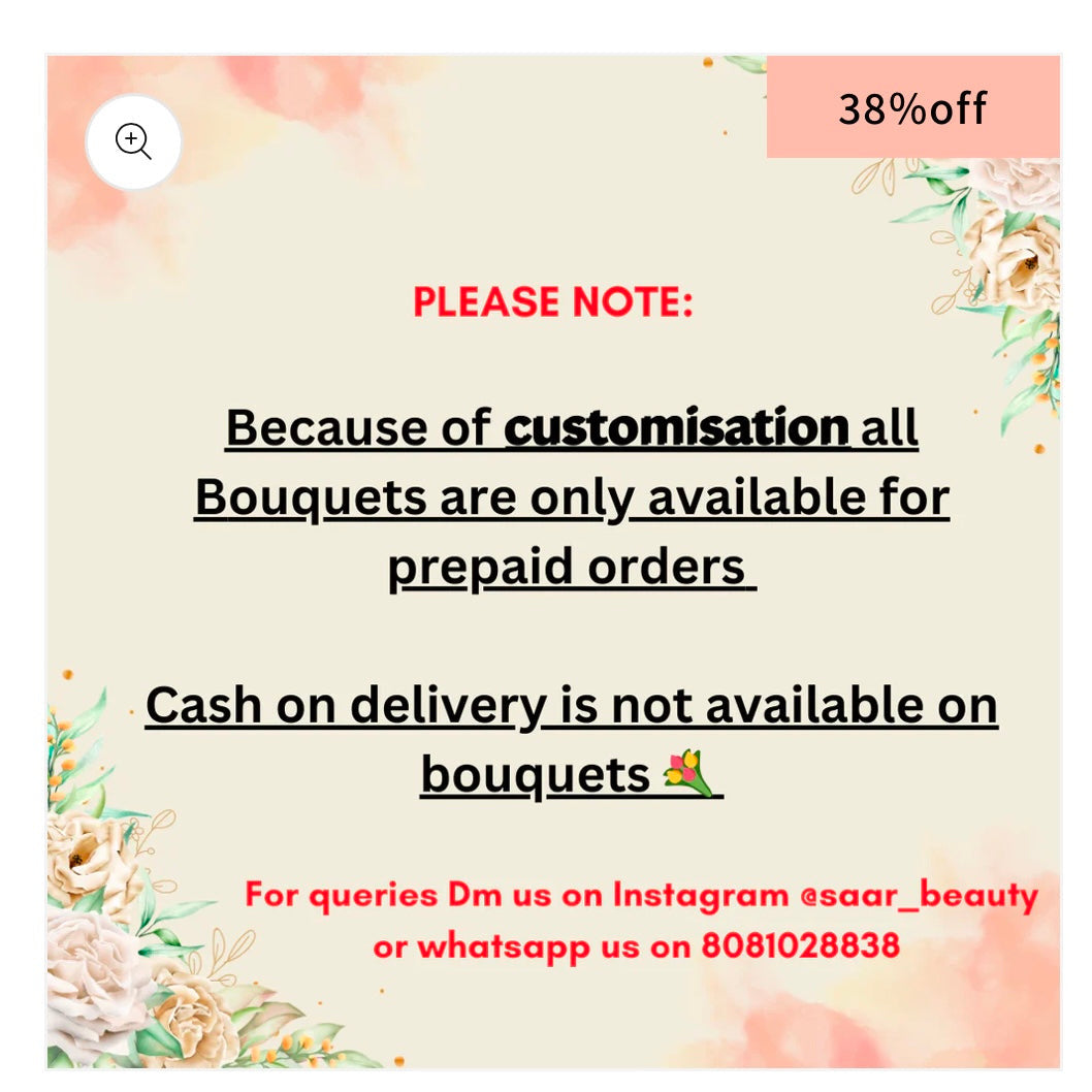Saar Beauty Handmade Gift Bouquet with Clutches, Jewelry, and Makeup Band – Perfect Surprise