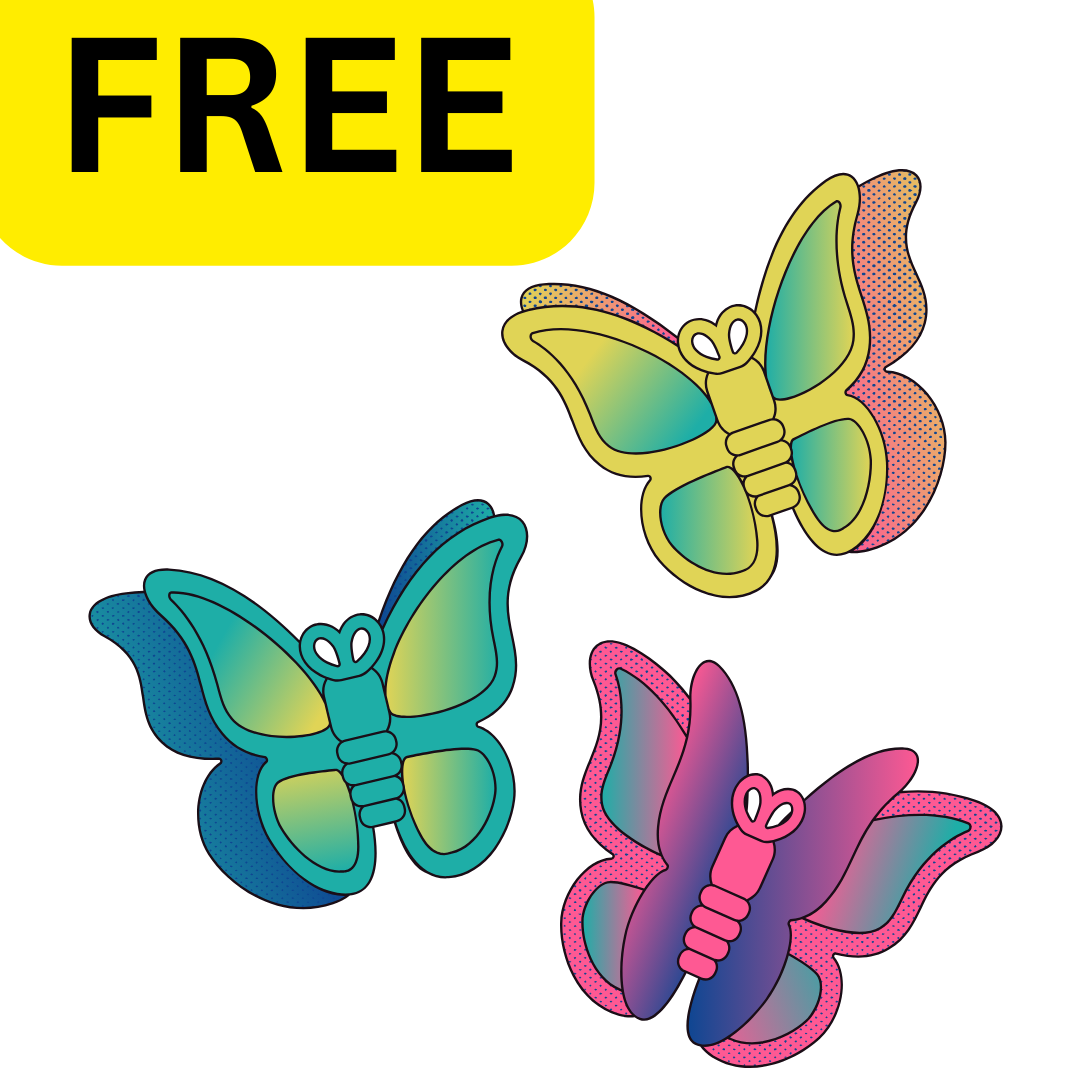 FREE BUTTERFLY CLUTCHER