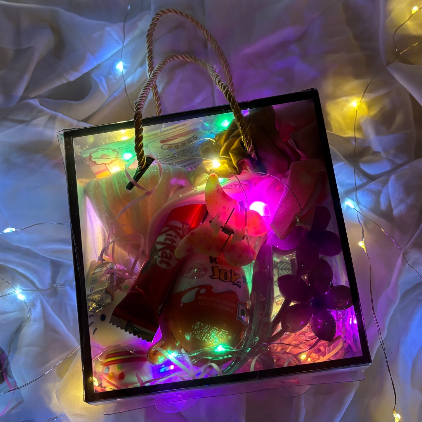 Magical Birthday Gift Surprise Hamper – Fairy Light, Jewelry & Scrunchies