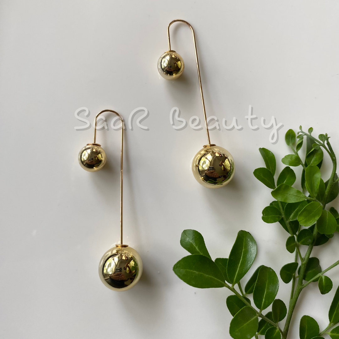 KOREAN TIP TOP EARRING GOLD