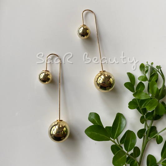 KOREAN TIP TOP EARRING GOLD