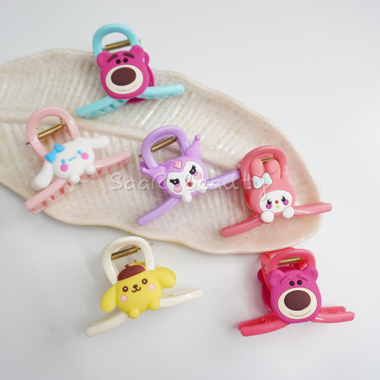 Cute Cartoon Claw Clutcher for Kids, Women, and Girls – Fun Hair Clip with Adorable Cartoon Characters