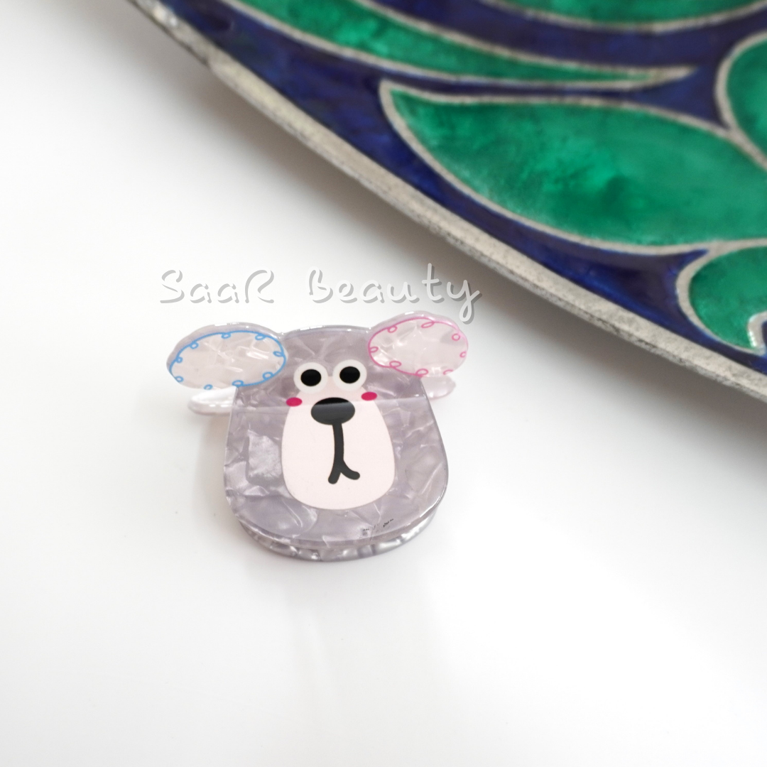 Kawaii Animal Claw Clutcher – Cute &amp; High-Quality Hair Accessory by Saar Beauty