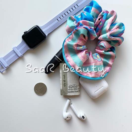 LARGE ZIPPER SCRUNCHIES STYLE 09