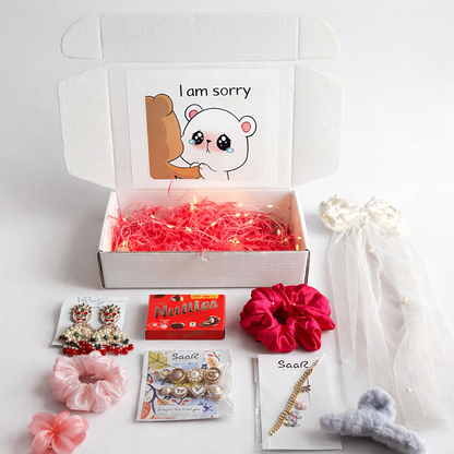 Sorry Hamper Gift Box | Cute Apology Gift Set with Accessories &amp; Chocolates