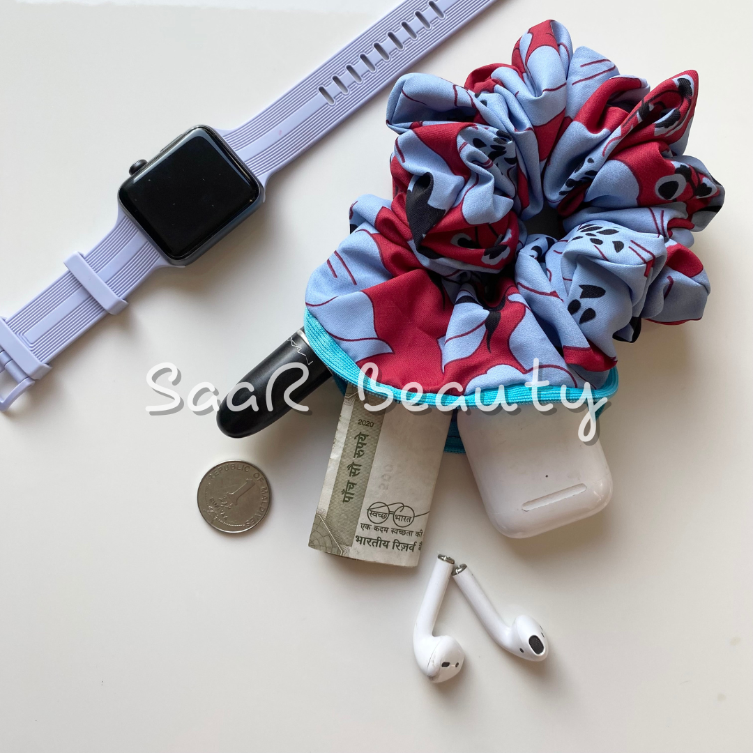 LARGE ZIPPER SCRUNCHIES STYLE 14