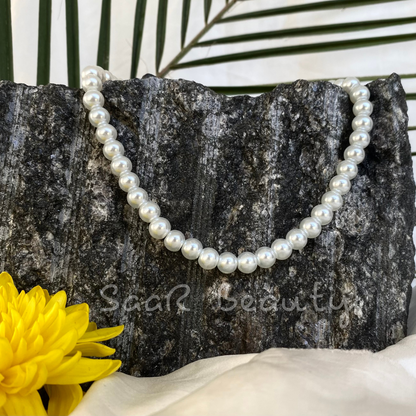 THE PEARLS OF ELEGANCE PEARL NECKLACE NECKPIECE