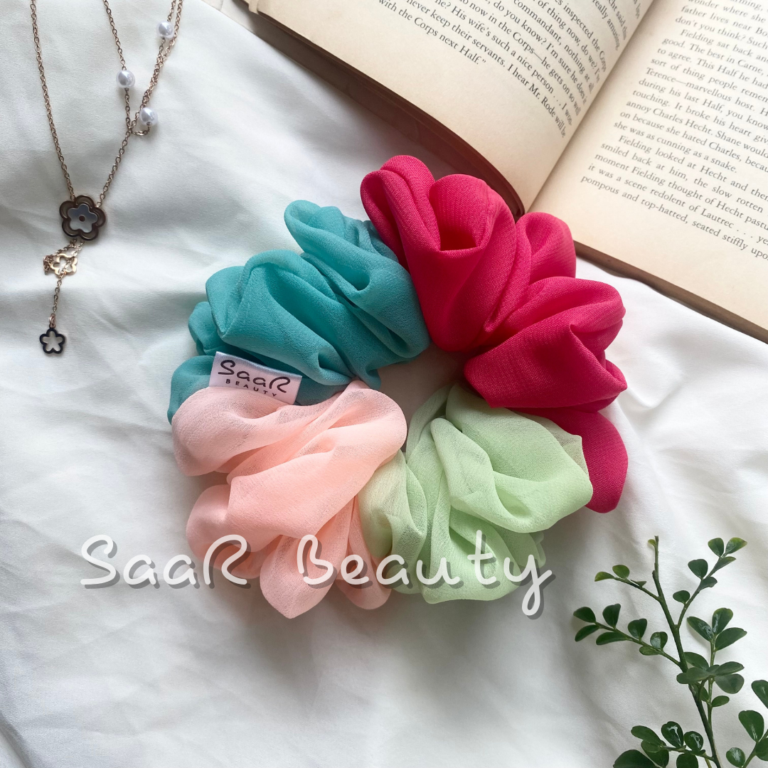 Handmade With Love Scrunchies Collection – SAAR BEAUTY