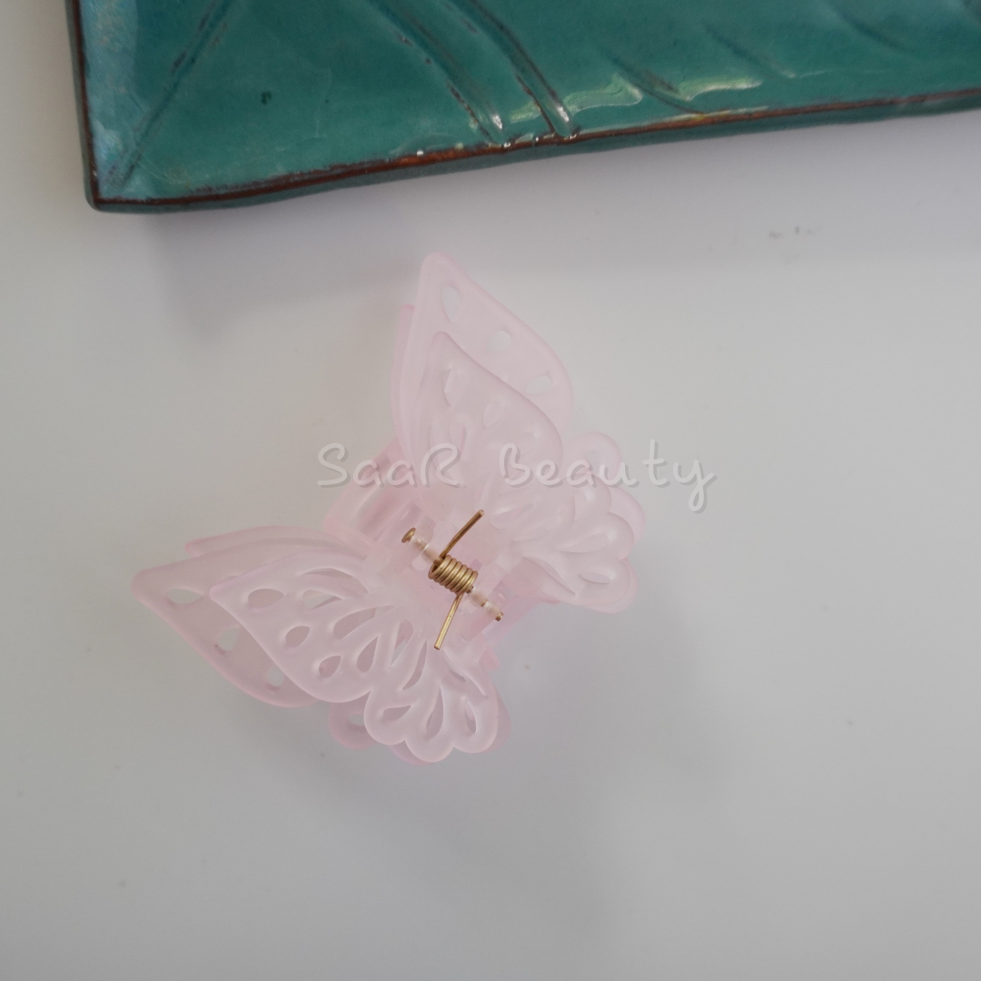 TRIPLE WINGED DESIGNER MEDIUM BUTTERFLY CLAW CLUTCHER