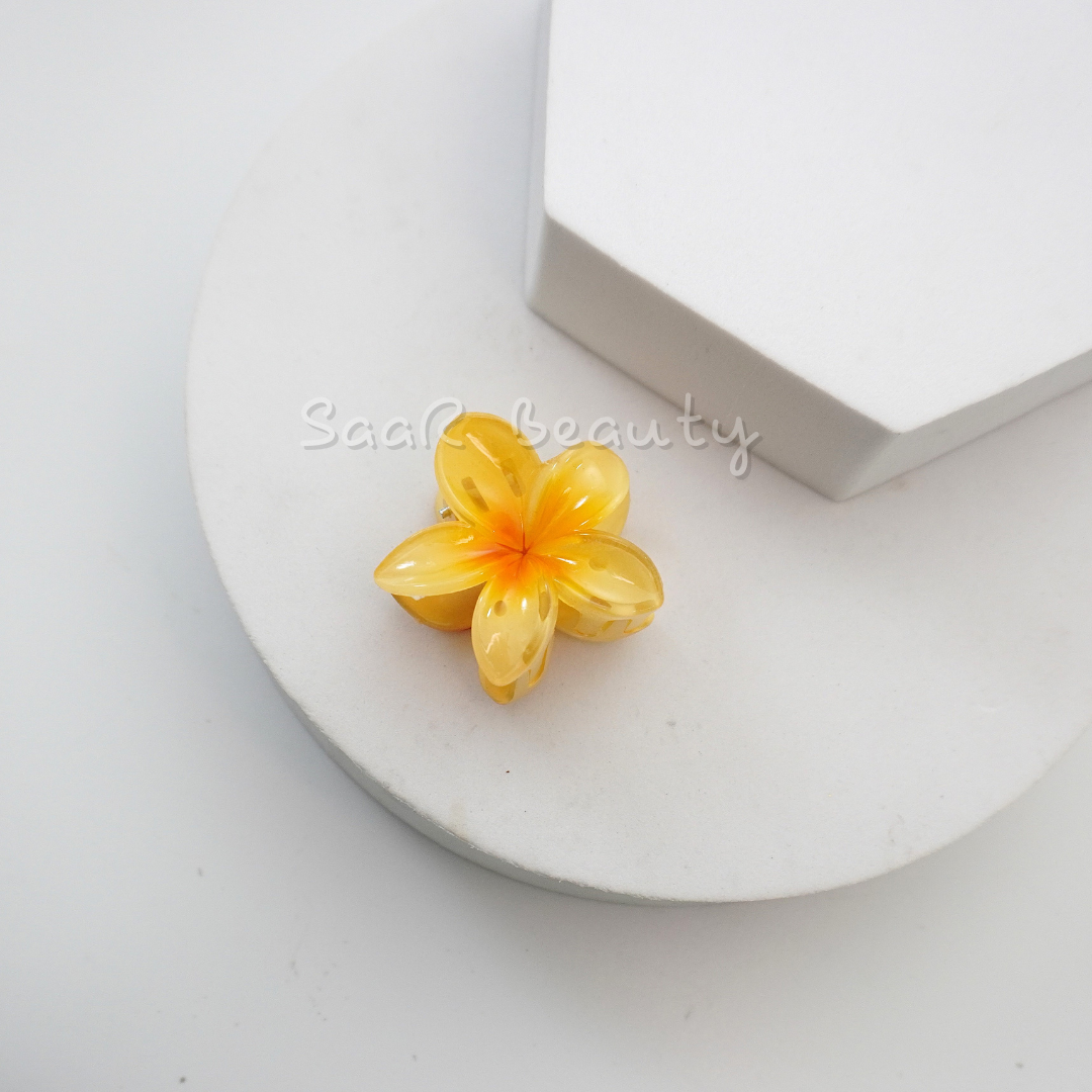 Small Viral Flower Claw Hair Clip – Stylish &amp; Durable Vibrant Hair Accessory by SaaR Beauty