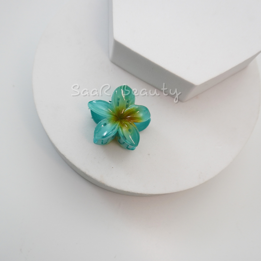 Small Viral Flower Claw Hair Clip – Stylish &amp; Durable Vibrant Hair Accessory by SaaR Beauty