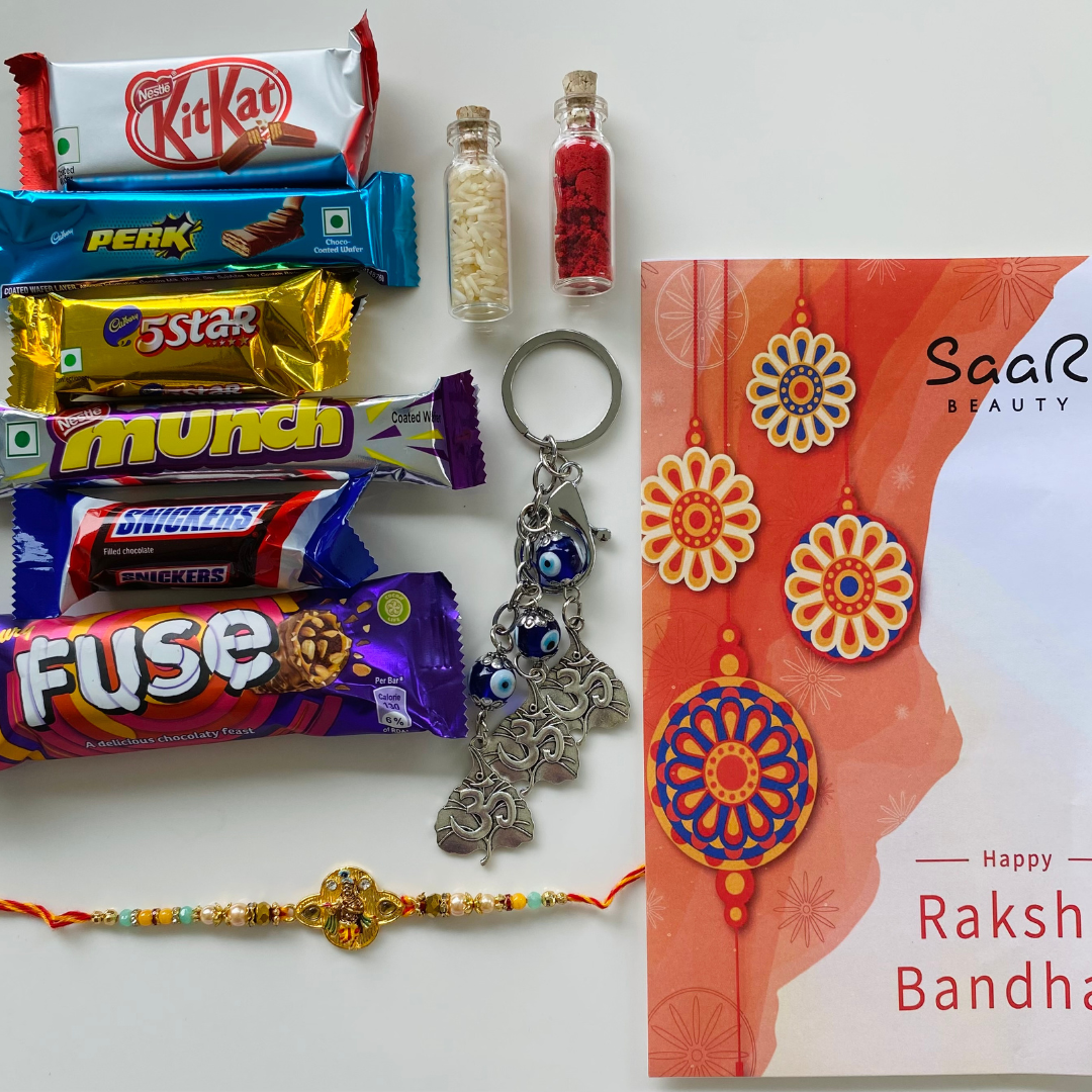 KRISHNA FLUTE RAKHI PREMIUM GIFT SET