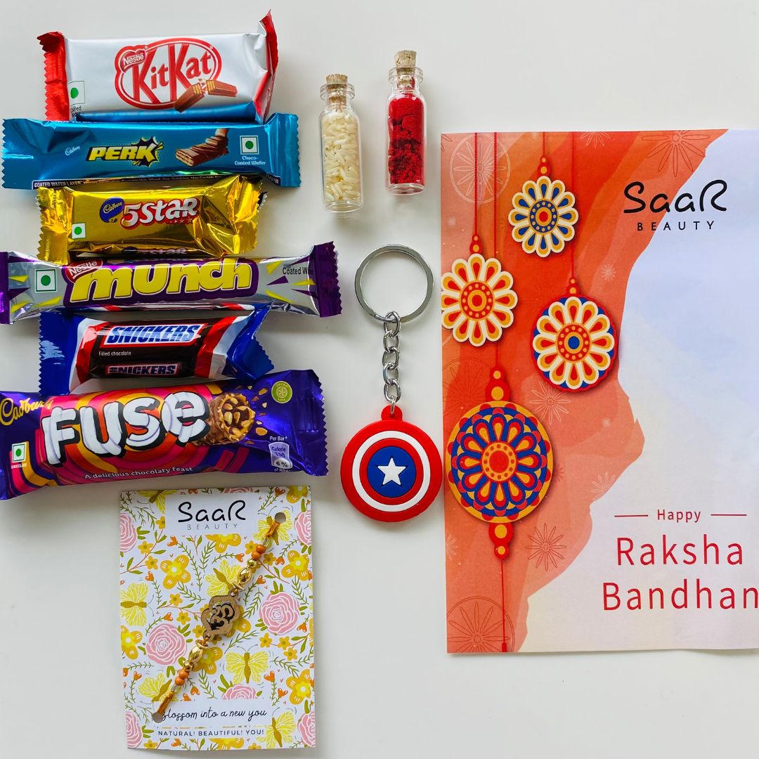 PREMIUM OM RAKHI GIFT SET