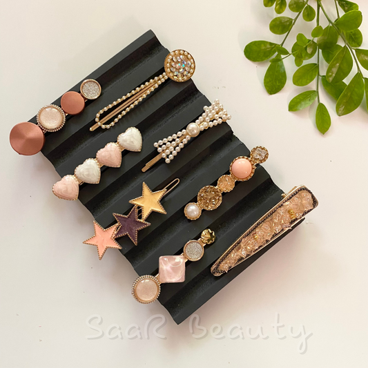 TWINKLING STAR KOREAN CLIP SET OF 8
