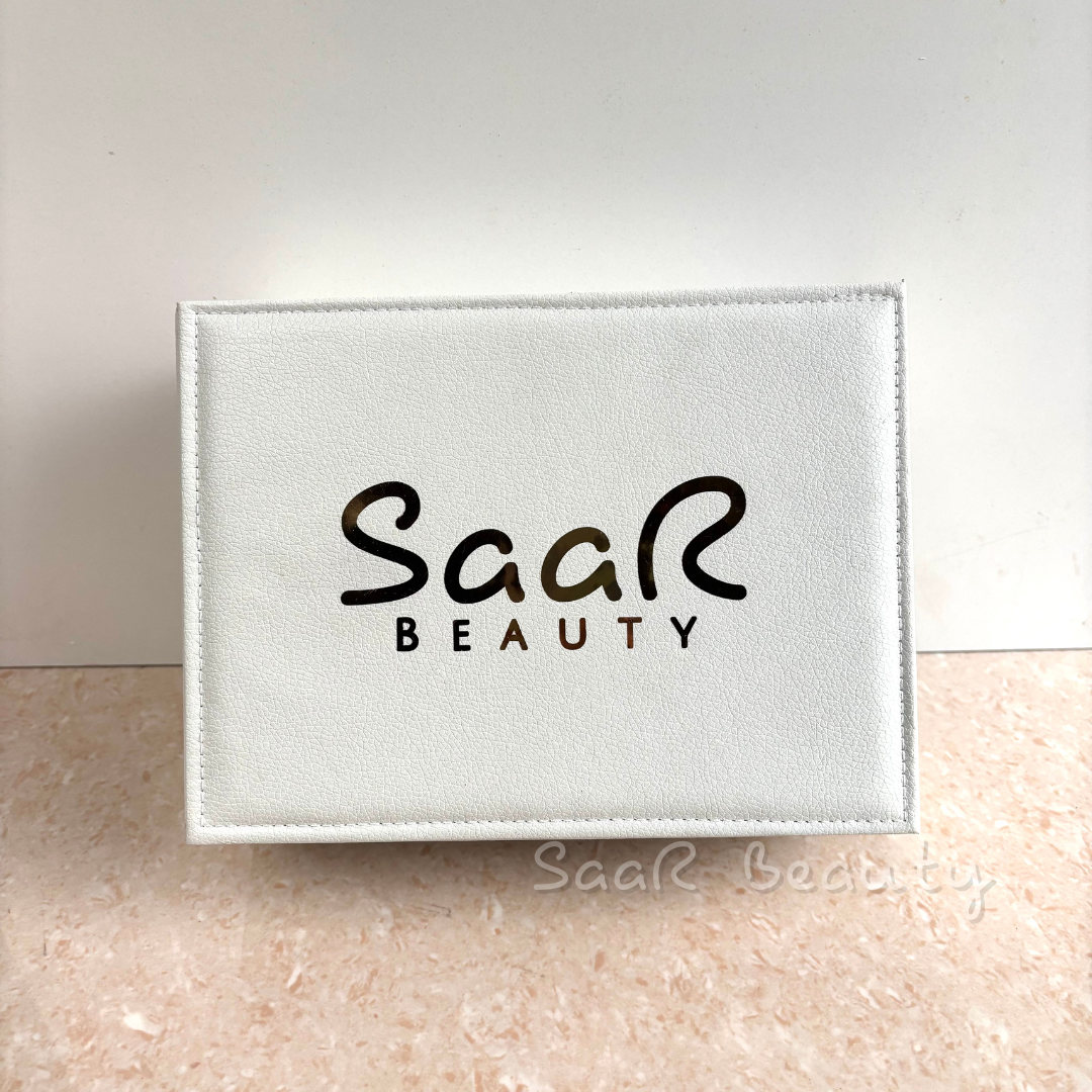 SaaR Beauty Leather Jewelry Organizer Box – Elegant Travel &amp; Home Storage for Rings, Earrings, Necklaces &amp; Bracelets