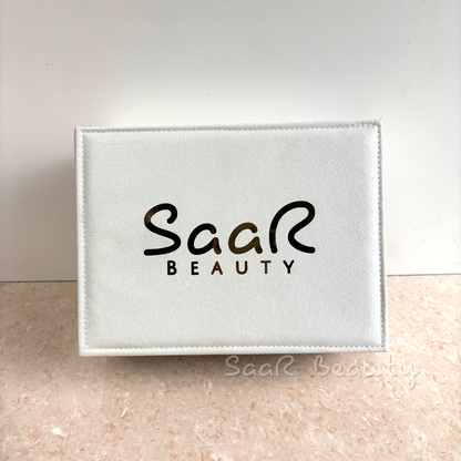 SaaR Beauty Leather Jewelry Organizer Box – Elegant Travel & Home Storage for Rings, Earrings, Necklaces & Bracelets