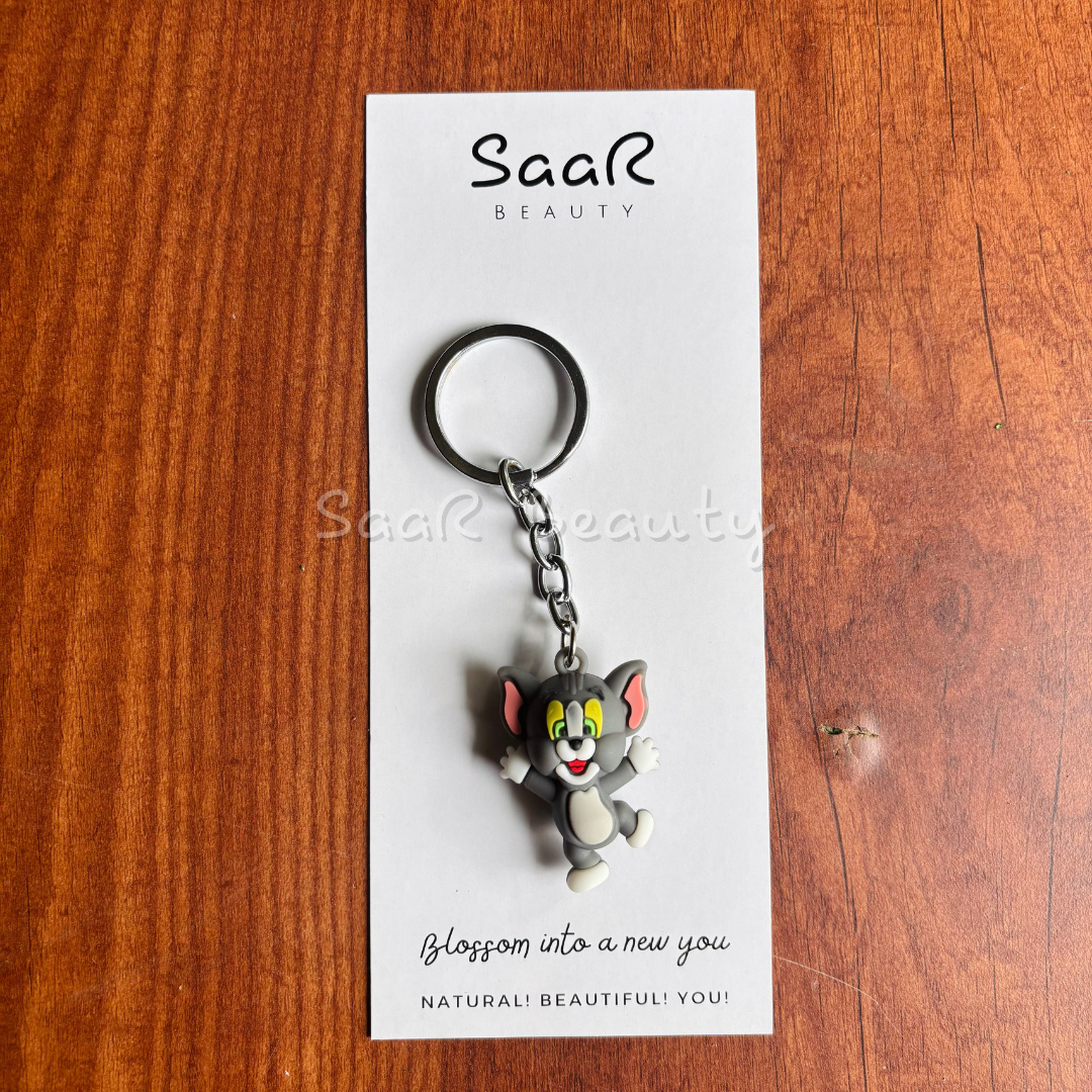Premium Cute Keychains – Durable, Stylish & Adorable Cartoon Charms by Saar Beauty