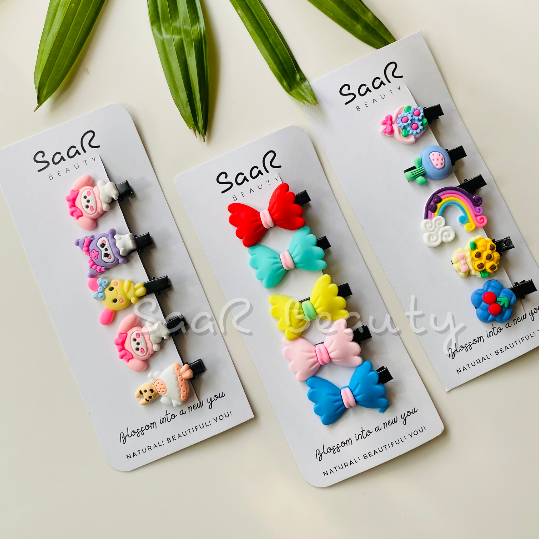 CARTOON CLIP SET OF 5