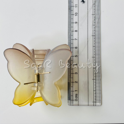 GRADIENT DUAL ICE BUTTERFLY CLAW CLUTCHER