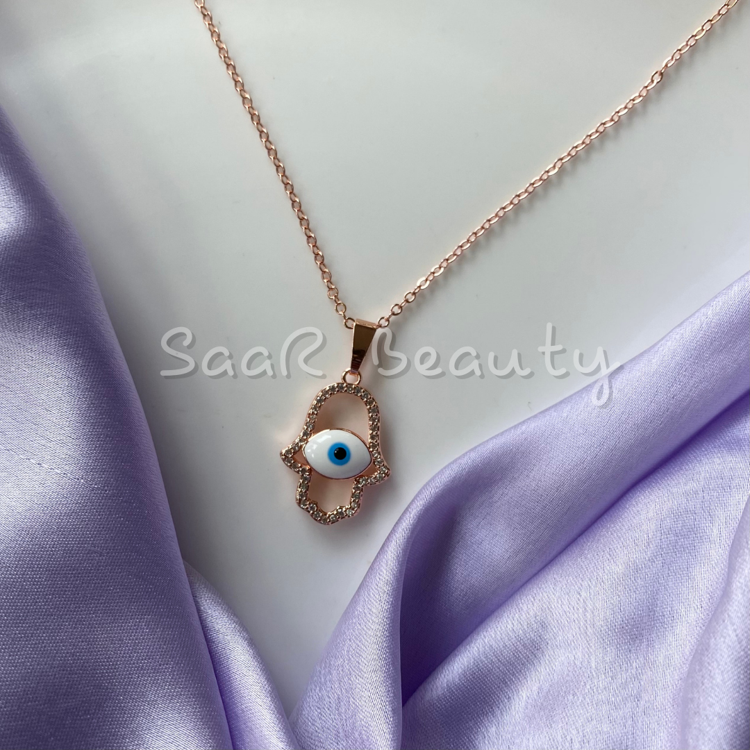 ANTI TARNISH EVIL EYE NECKLACE