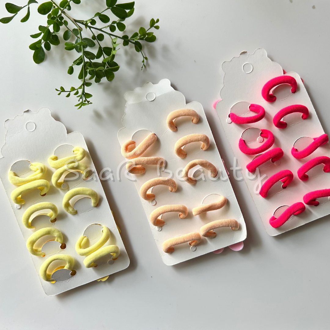 KIDS QUIRKY RUBBER TIES SET OF 10