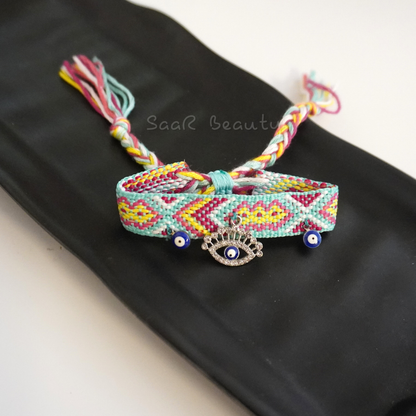 Bohemian Evil Eye Friendship Bracelet