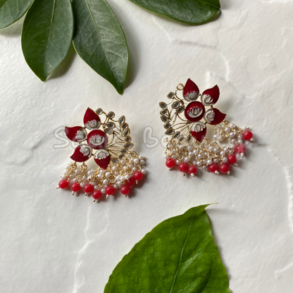 NITYA LUCKNOWI MEENAKARI EARRINGS