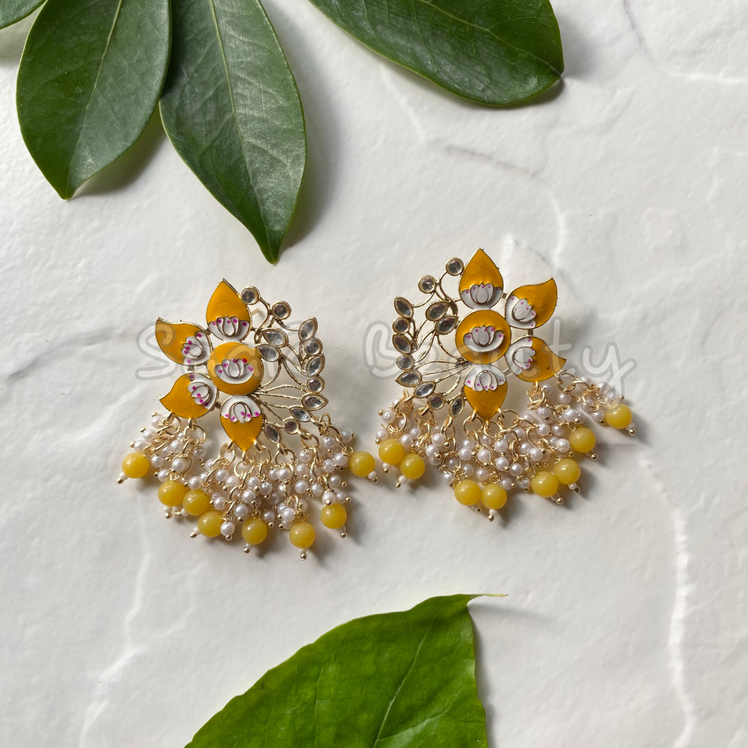 Meenakari 2025 earrings wholesale