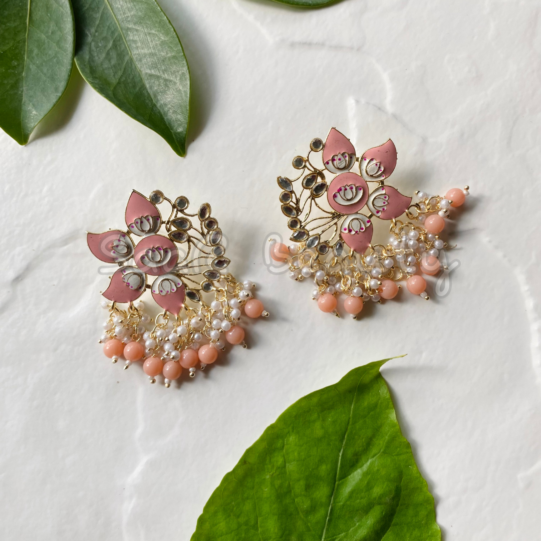 NITYA LUCKNOWI MEENAKARI EARRINGS