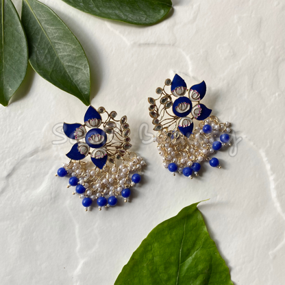 NITYA LUCKNOWI MEENAKARI EARRINGS