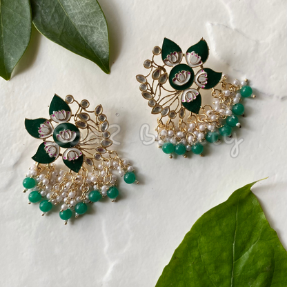 NITYA LUCKNOWI MEENAKARI EARRINGS