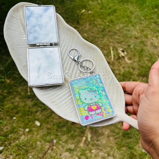 Saar Beauty Pocket Glam Mirror Keychain