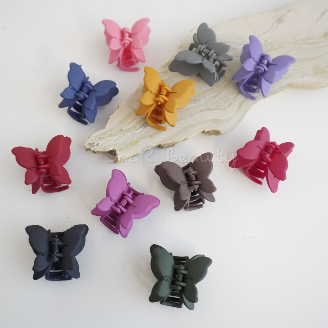 MINI BUTTERFLY CLAW CLUTCHER SOLID COLOURS