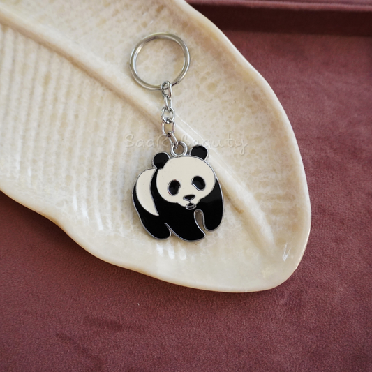 Stainless Steel Panda Key Chain – Durable & Stylish Accessory