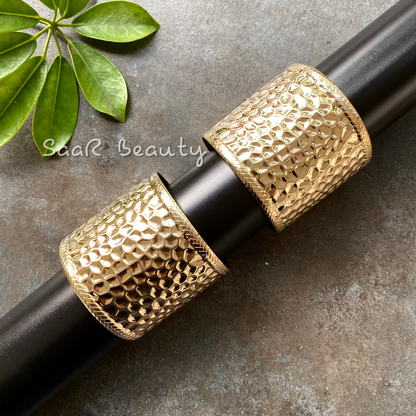 THE GOLDEN KADA CUFF BRACELET TRADITIONAL BANJARA BOHO BANGLE