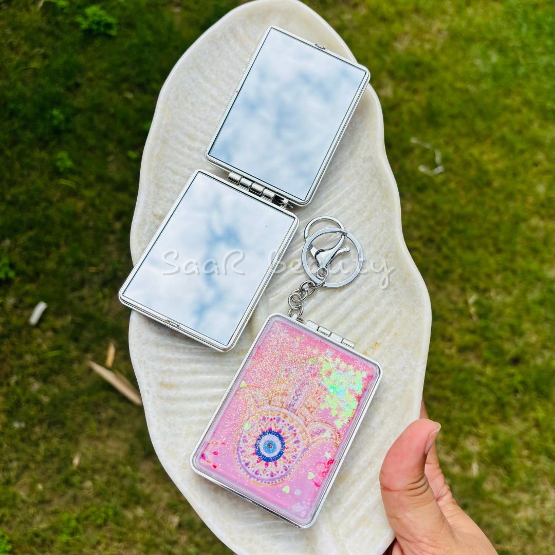 Saar Beauty Pocket Glam Mirror Keychain