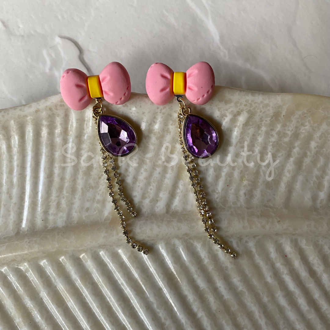 PURPLE SENSATION EARRINGS