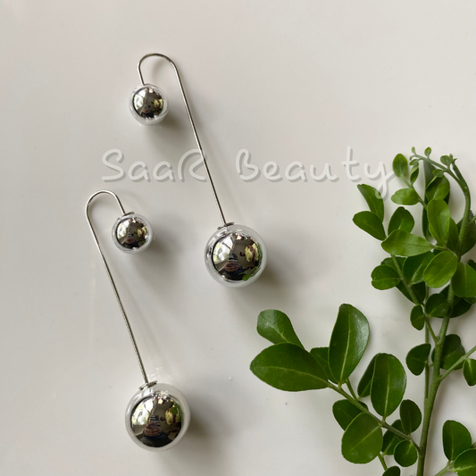 KOREAN TIP TOP EARRING SILVER