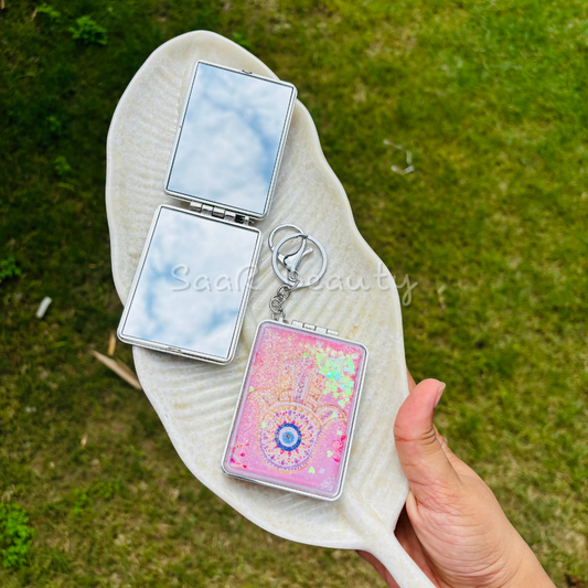 Saar Beauty Pocket Glam Mirror Keychain