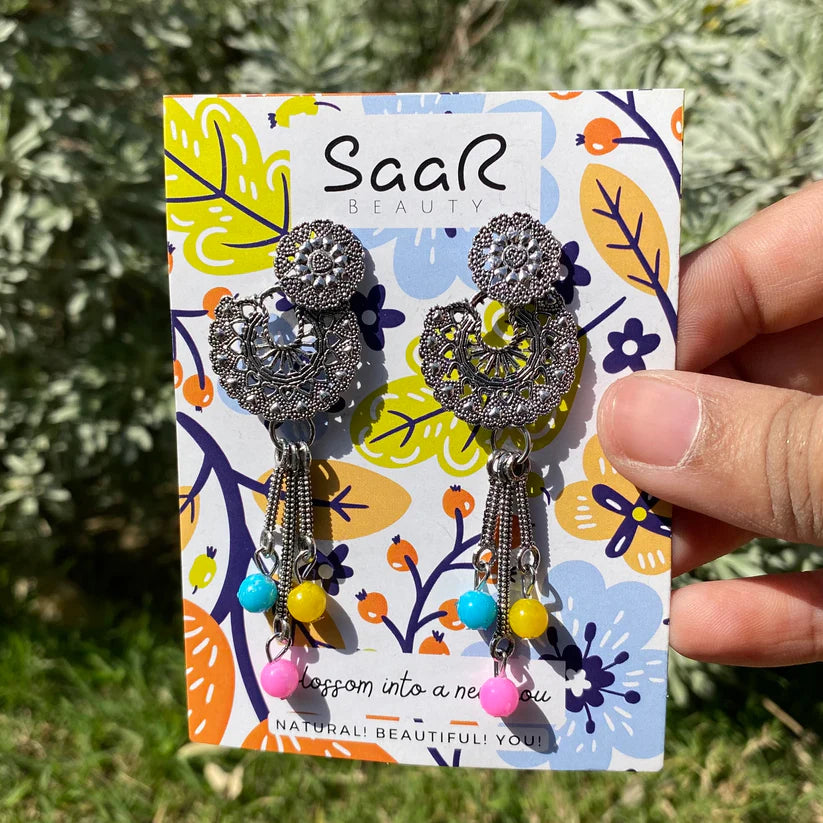 OXIDISED AFFORDABLE EARRINGS STYLE 04